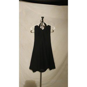 Bebe San Francisco Dress Made in USA Y2k Mini little black dresse size 6